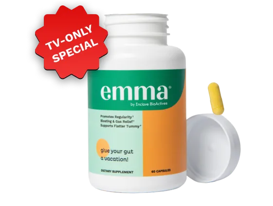 Emma Relief supplement bottle – official Emma Relief product